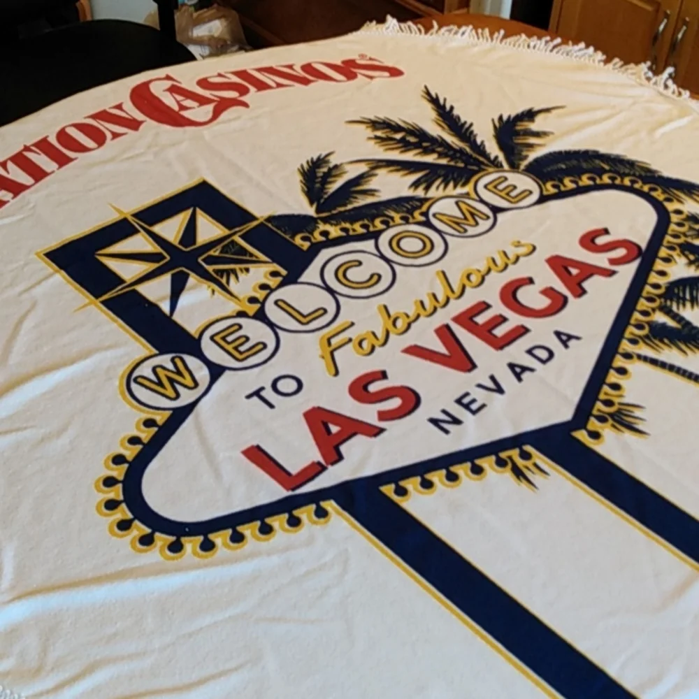 Las Vegas Essentials Round Tablecloth – Terry‎ – 54